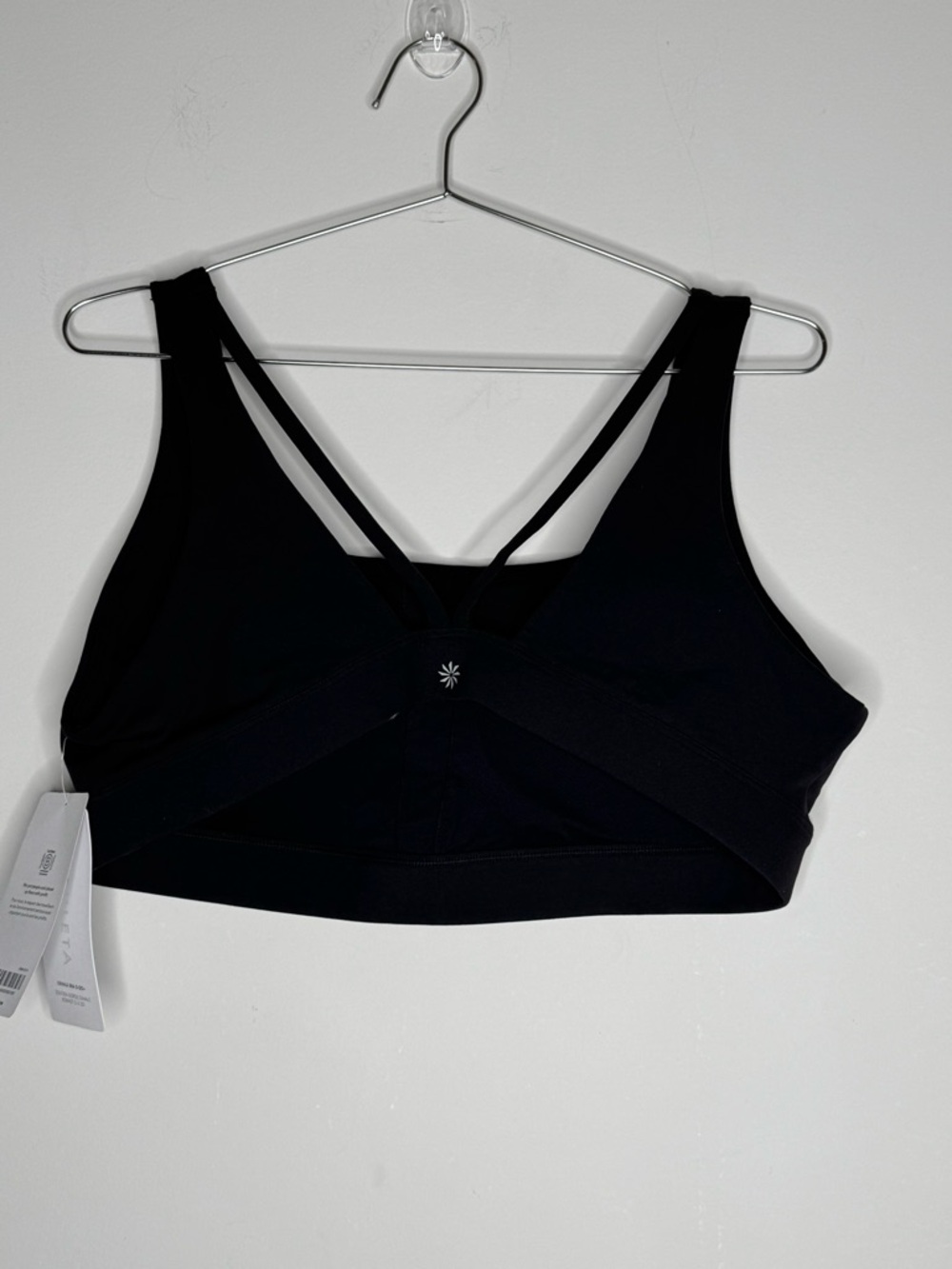 Athleta Exhale Bra Plus Size 1X D-DD+ Black Sports Bra 2022 MRSP $49 New NWT - Picture 4 of 6
